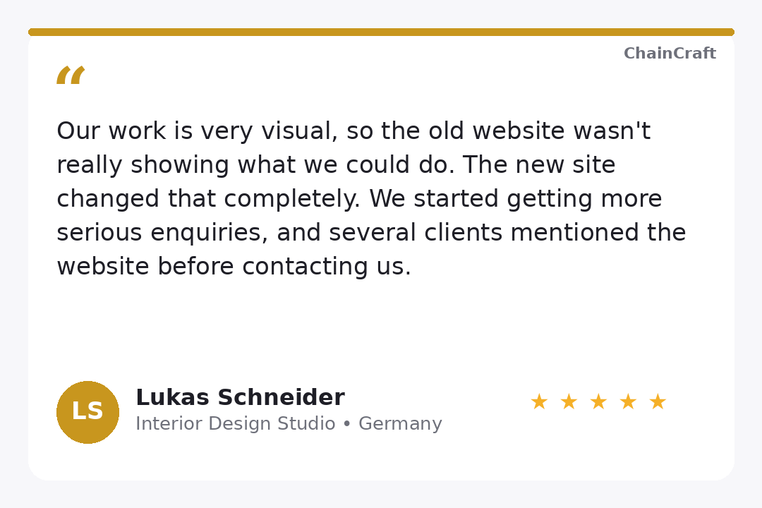 Lukas Schneider, Interior Design Studio — Germany